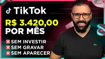 Como GANHAR DINHEIRO no TIKTOK, R$3420, Método Novo, Sem Fazer Vídeo (Passo a Passo Para Iniciantes) cursos da hora thumbnail